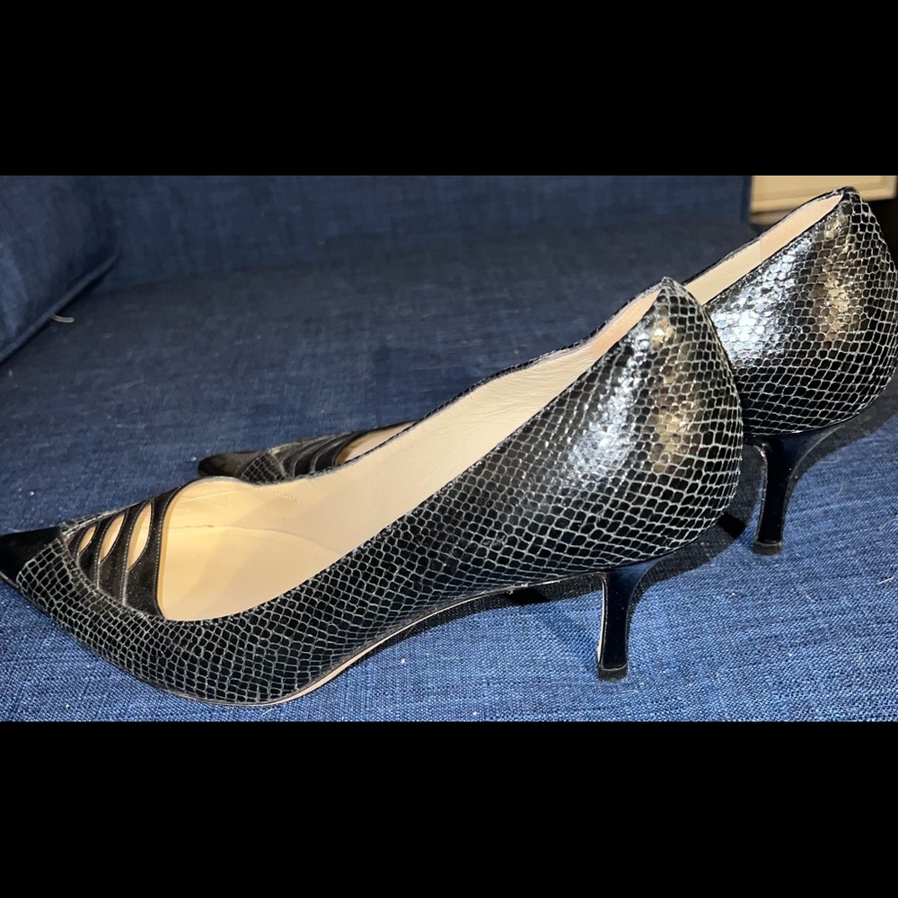 Jimmy Choo Snake Print Pumps - image 3